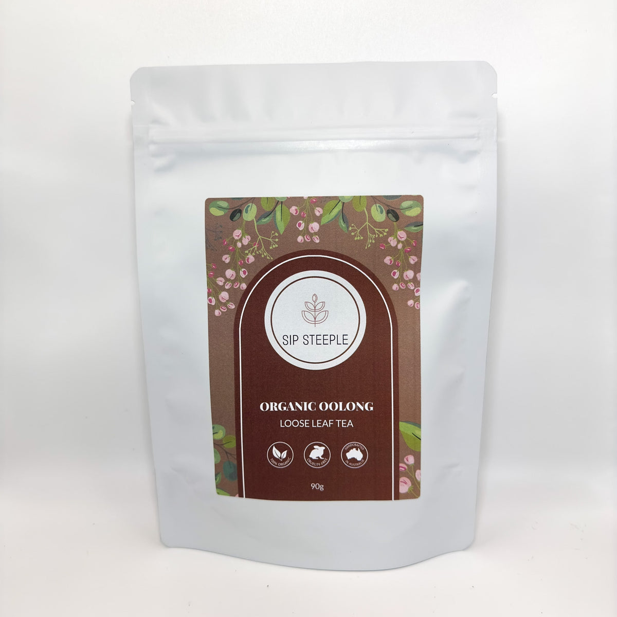 Sip Steeple Organic Oolong Tea Packaging